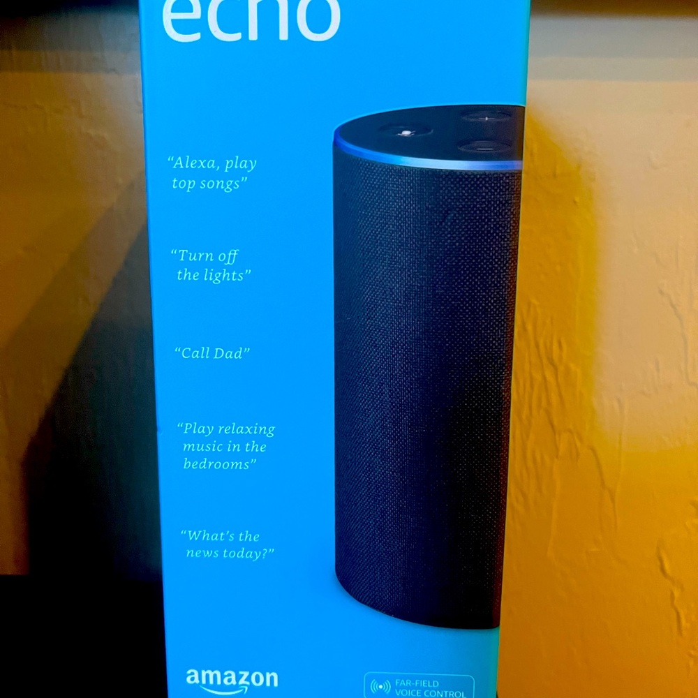 Amazon Echo 2nd Generation-Brand New Never Opened. Black.